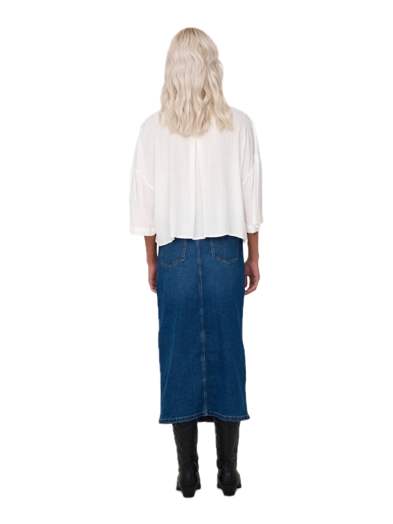 Camicia Only Bianco Astrid cropped 15307870 /Cloud Dancer ONLY 