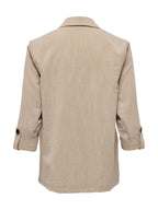 Blazer Only Marsa Beige con manica 3/4 15308084 /Safari ONLY 