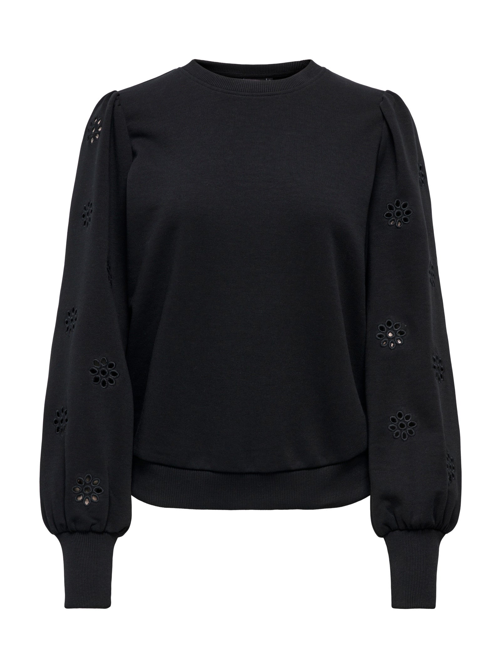 Felpa Only Femme Nero con ricamo 15315687 /Black ONLY 