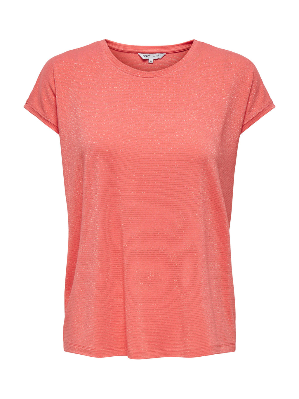 T-shirt Only Corallo Claudia glitter 15318422 /Georgia Peach ONLY 
