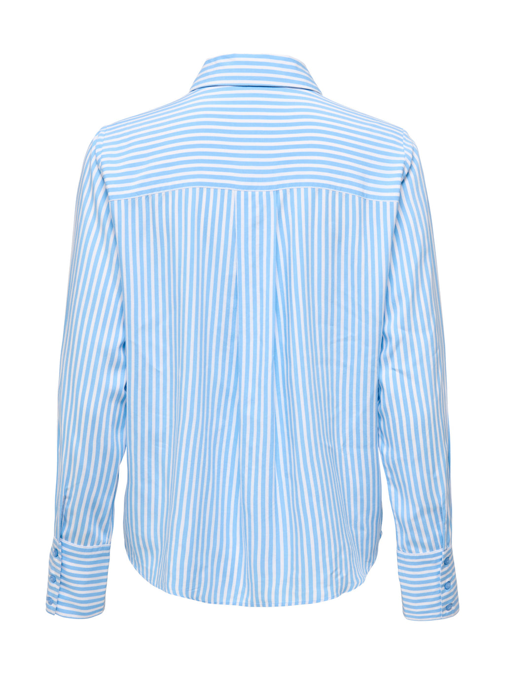 Camicia Only Celeste Berit a righe verticali 15320243 /Serenity ONLY 