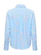 Camicia Only Celeste Berit a righe verticali 15320243 /Serenity ONLY 