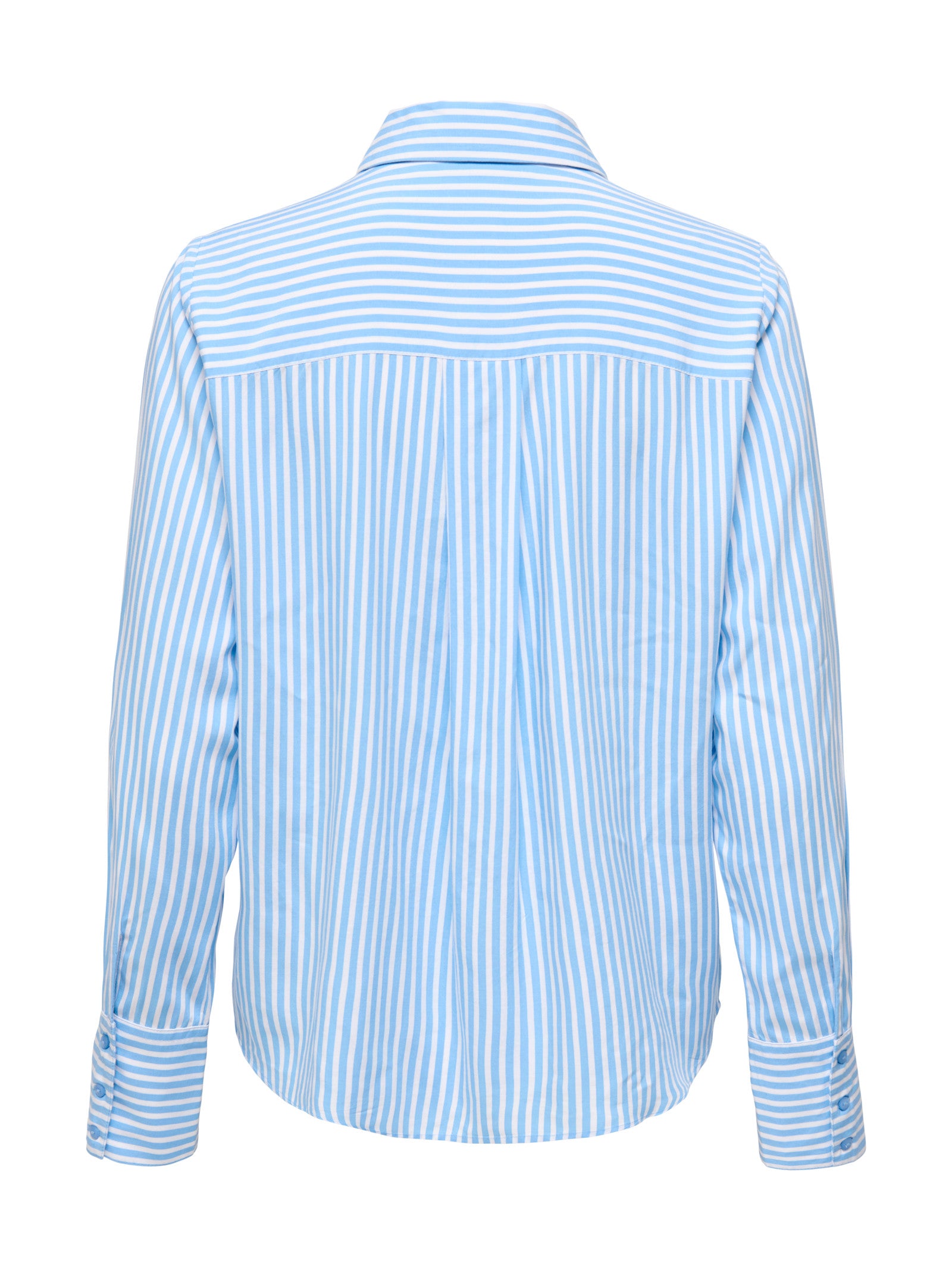 Camicia Only Celeste Berit a righe verticali 15320243 /Serenity ONLY 