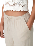Pantalone Only Siesta Beige in lino 15322263 /Moonbeam ONLY 