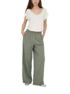 Pantalone Only Laris Verde con elastico 15337956 /Smokey Olive ONLY 