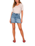 Gonna Only Light Blue Denim Stella corta 15339630 /Light Blue Denim ONLY 