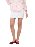 Gonna Only Bianco Stella corta 15339630 /White Denim ONLY 
