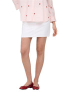 Gonna Only Bianco Stella corta 15339630 /White Denim ONLY 