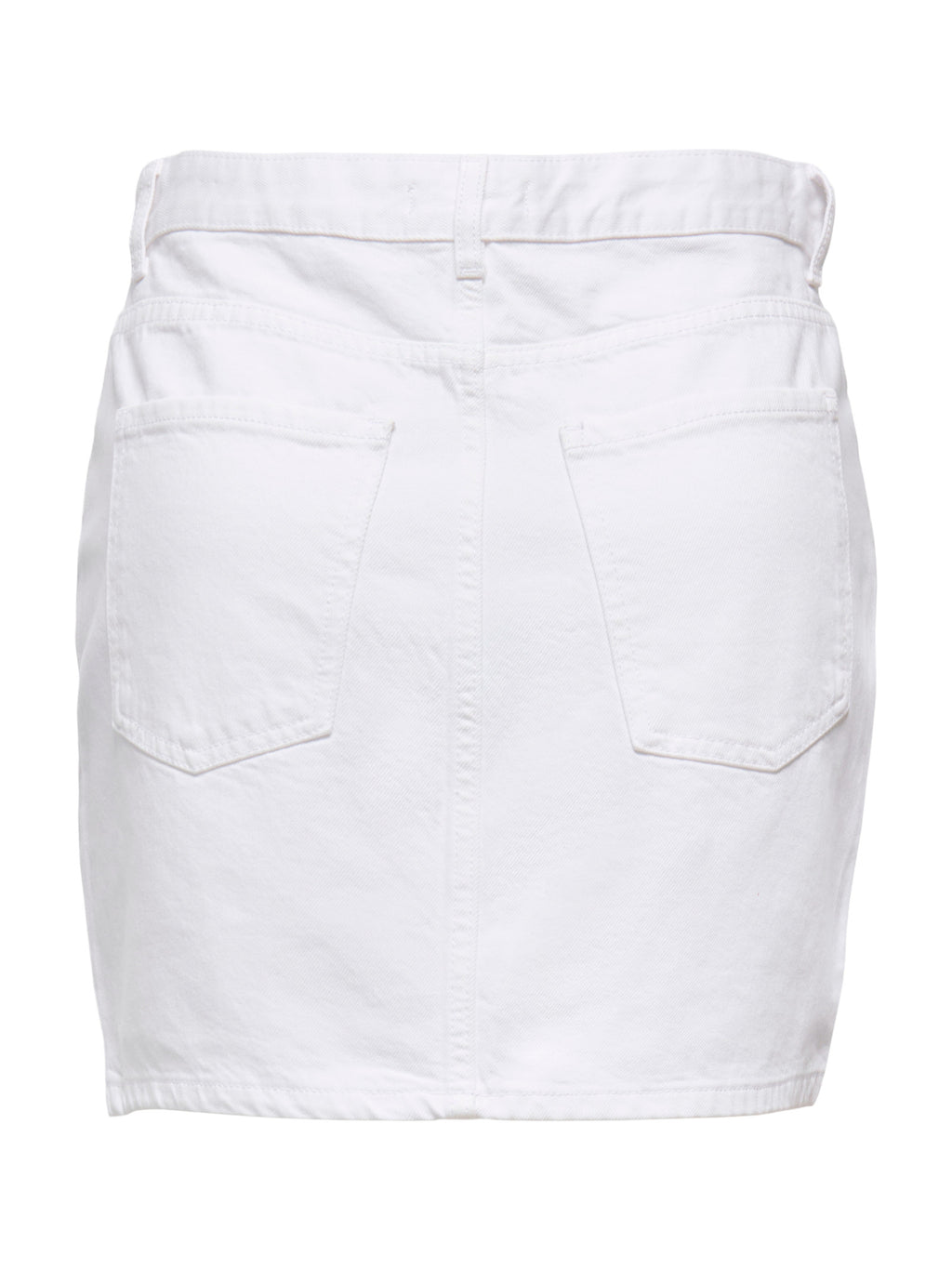 Gonna Only Bianco Stella corta 15339630 /White Denim ONLY 