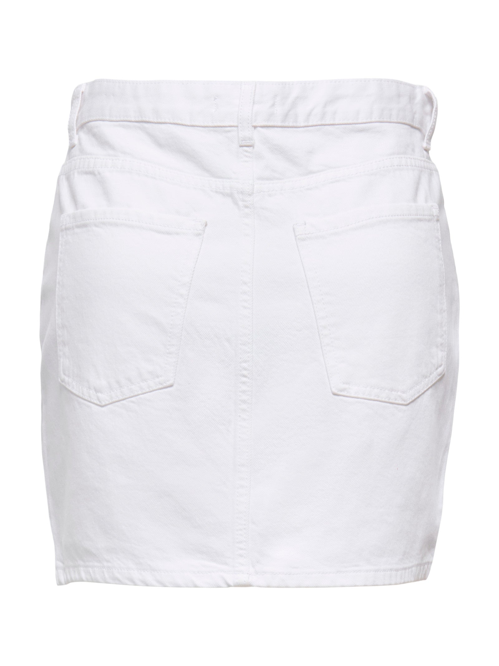 Gonna Only Bianco Stella corta 15339630 /White Denim ONLY 
