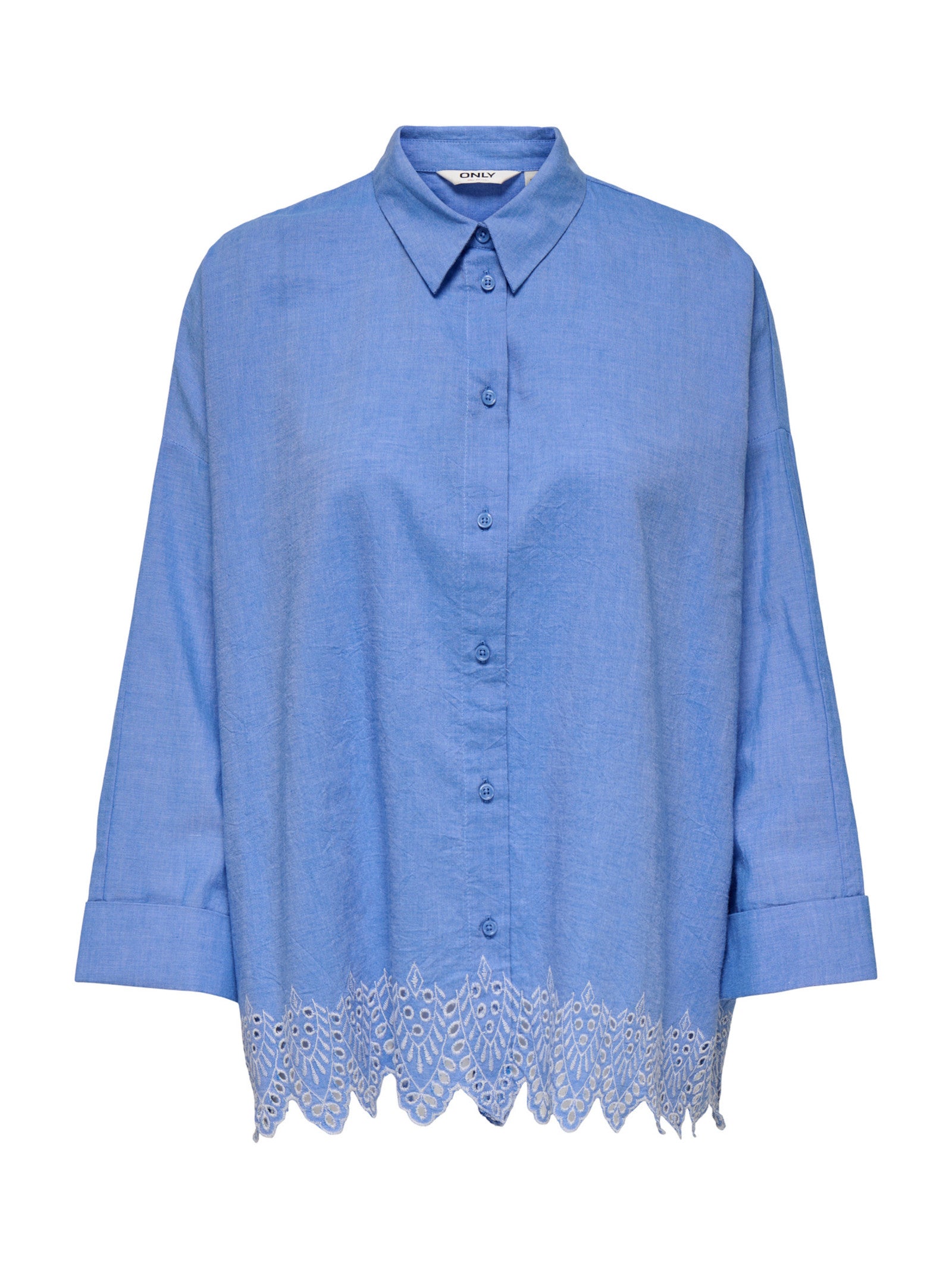 Camicia Only Graces Azzurro sangallo 15343165 /Blue Bonnet ONLY 