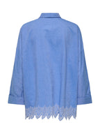 Camicia Only Graces Azzurro sangallo 15343165 /Blue Bonnet ONLY 