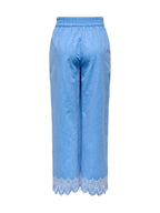 Pantalone Only Azzurro Paula sangallo 15343184 /Blue Bonnet ONLY 