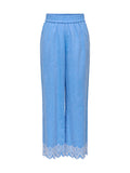 Pantalone Only Azzurro Paula sangallo 15343184 /Blue Bonnet ONLY 