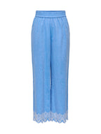 Pantalone Only Azzurro Paula sangallo 15343184 /Blue Bonnet ONLY 