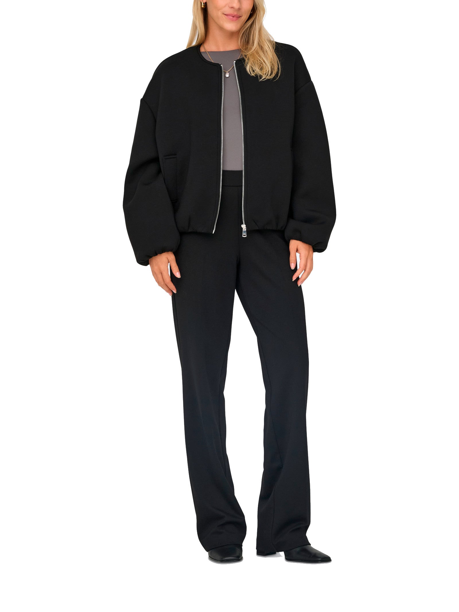 Giubbotto Only Ellie Nero girocollo 15344567 /Black ONLY 
