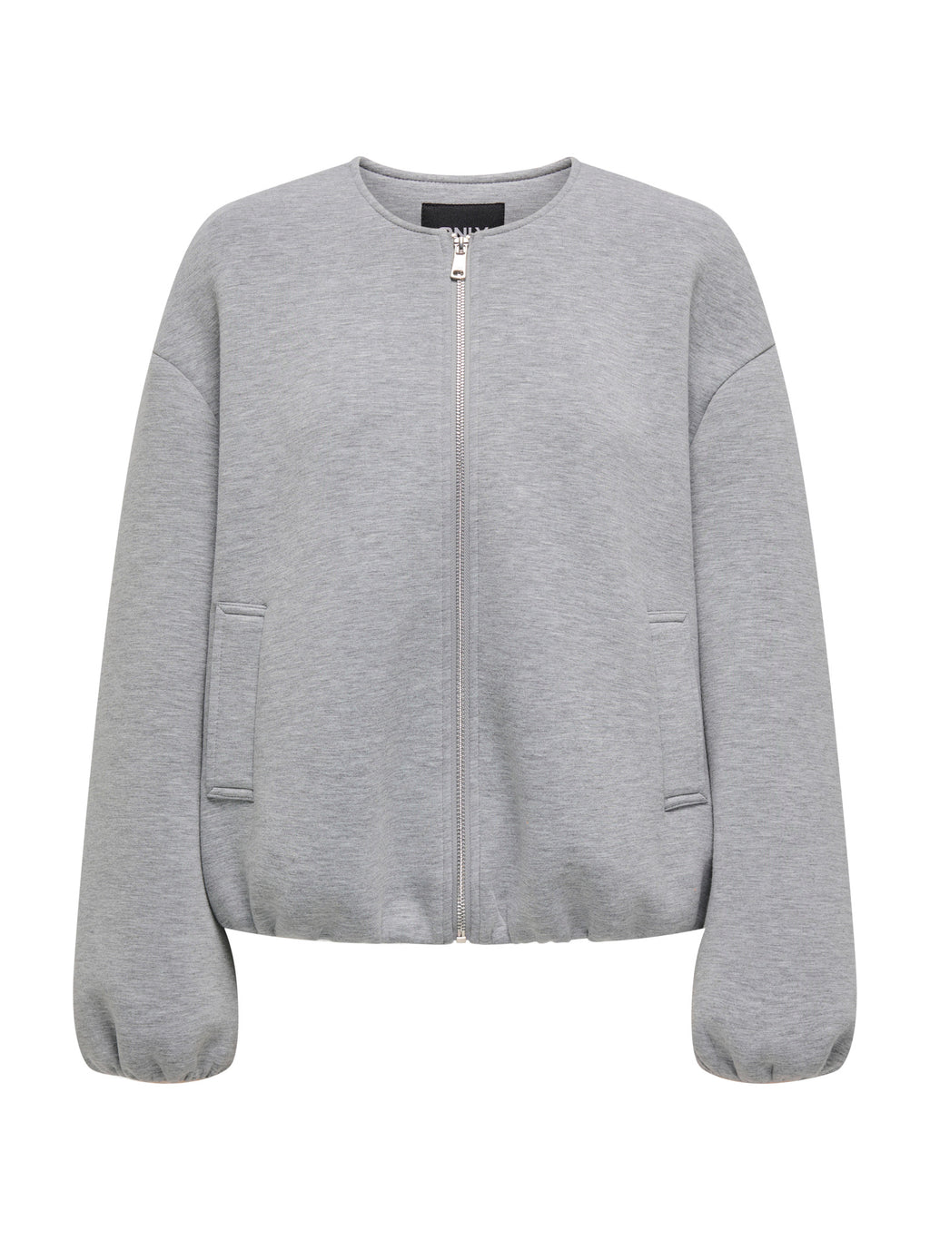 Giubbotto Only Ellie Grigio girocollo 15344567 /Medium Grey Melange ONLY 
