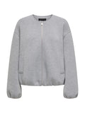 Giubbotto Only Ellie Grigio girocollo 15344567 /Medium Grey Melange ONLY 