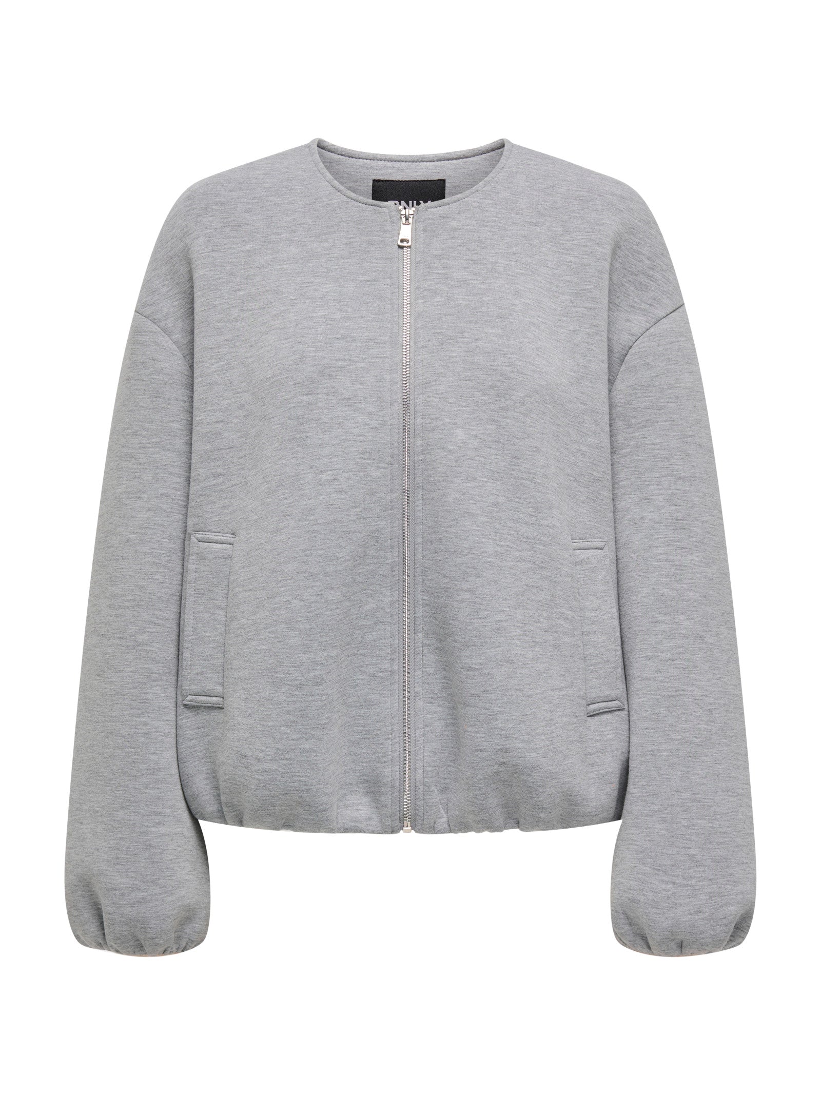 Giubbotto Only Ellie Grigio girocollo 15344567 /Medium Grey Melange ONLY 