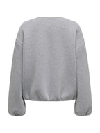 Giubbotto Only Ellie Grigio girocollo 15344567 /Medium Grey Melange ONLY 