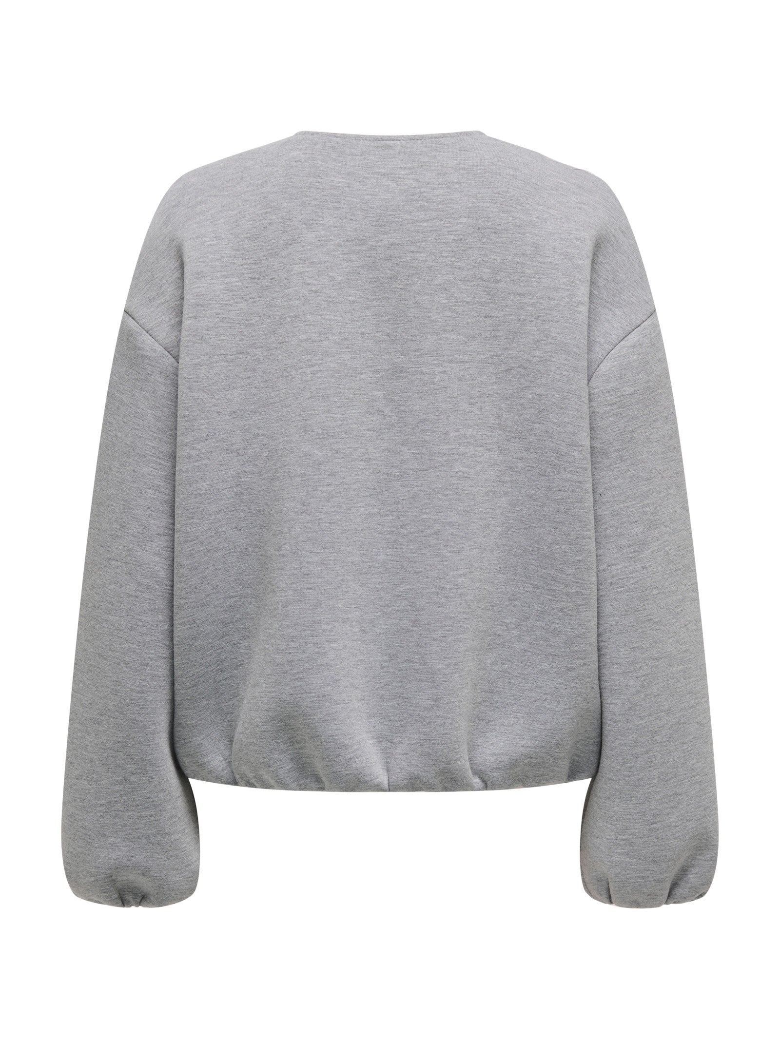 Giubbotto Only Ellie Grigio girocollo 15344567 /Medium Grey Melange ONLY 