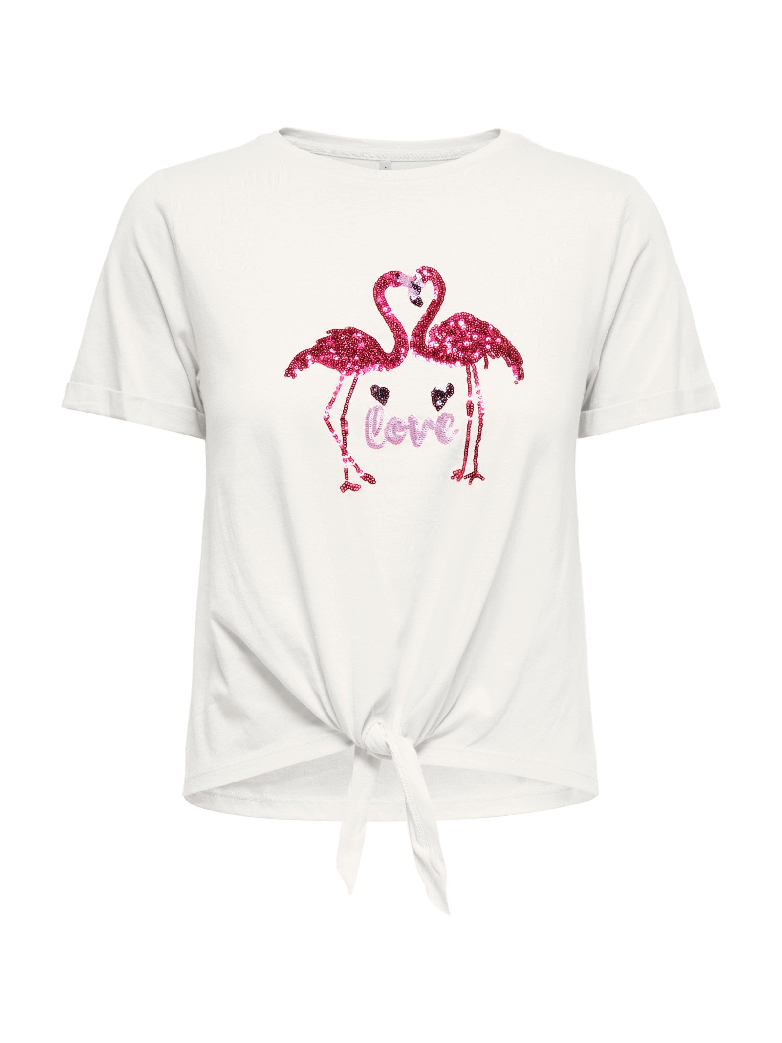 T-shirt Only Dora Bianco  fenicottero 15346678 /Cloud Dancer ONLY 