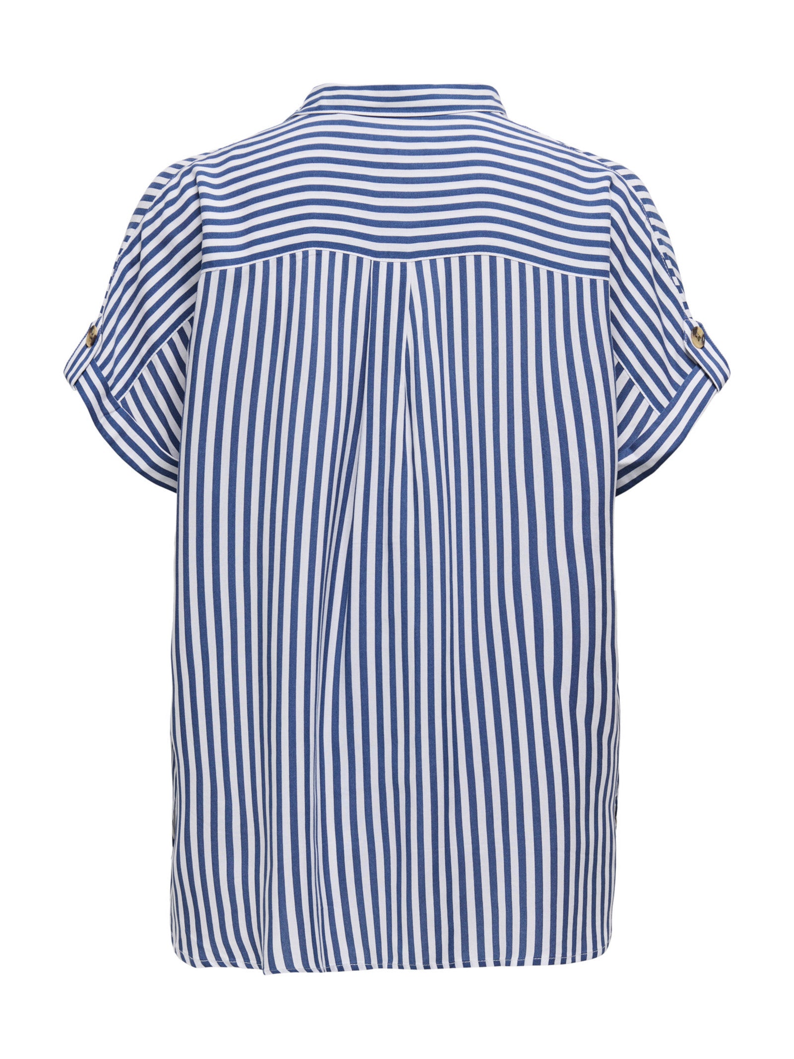 Camicia Only Blu bianco Yasmin a manica corta 15348758 /Peacoat ONLY 