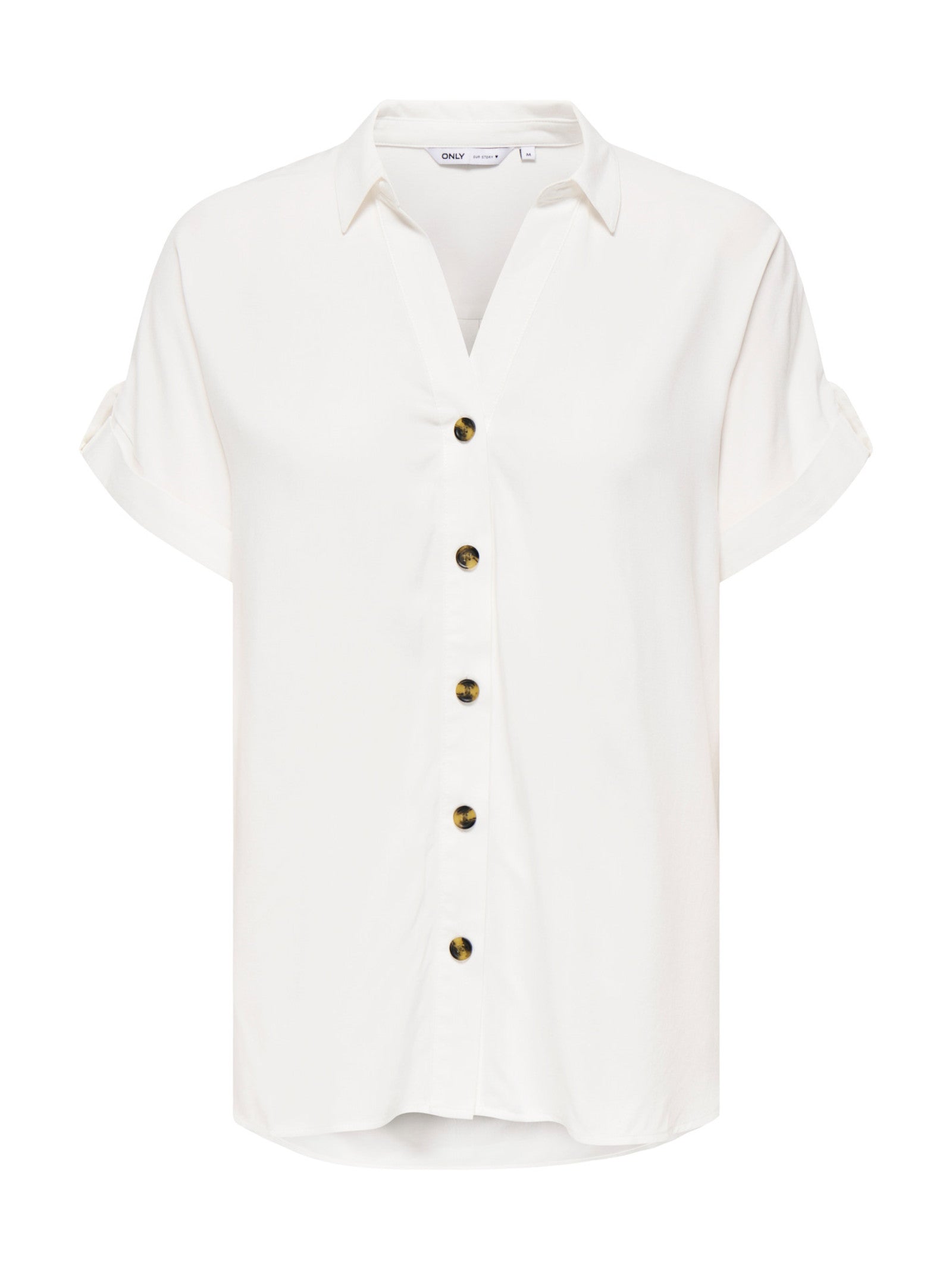 Camicia Only Bianco Yasmin a manica corta 15348758 /Snow White ONLY 