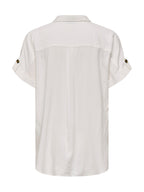 Camicia Only Bianco Yasmin a manica corta 15348758 /Snow White ONLY 