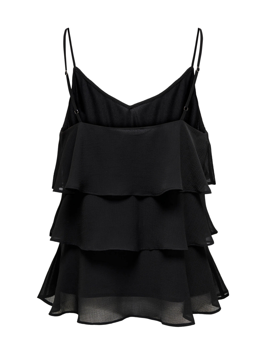 Top Only Nero Linn volant 15351364 /Black ONLY 