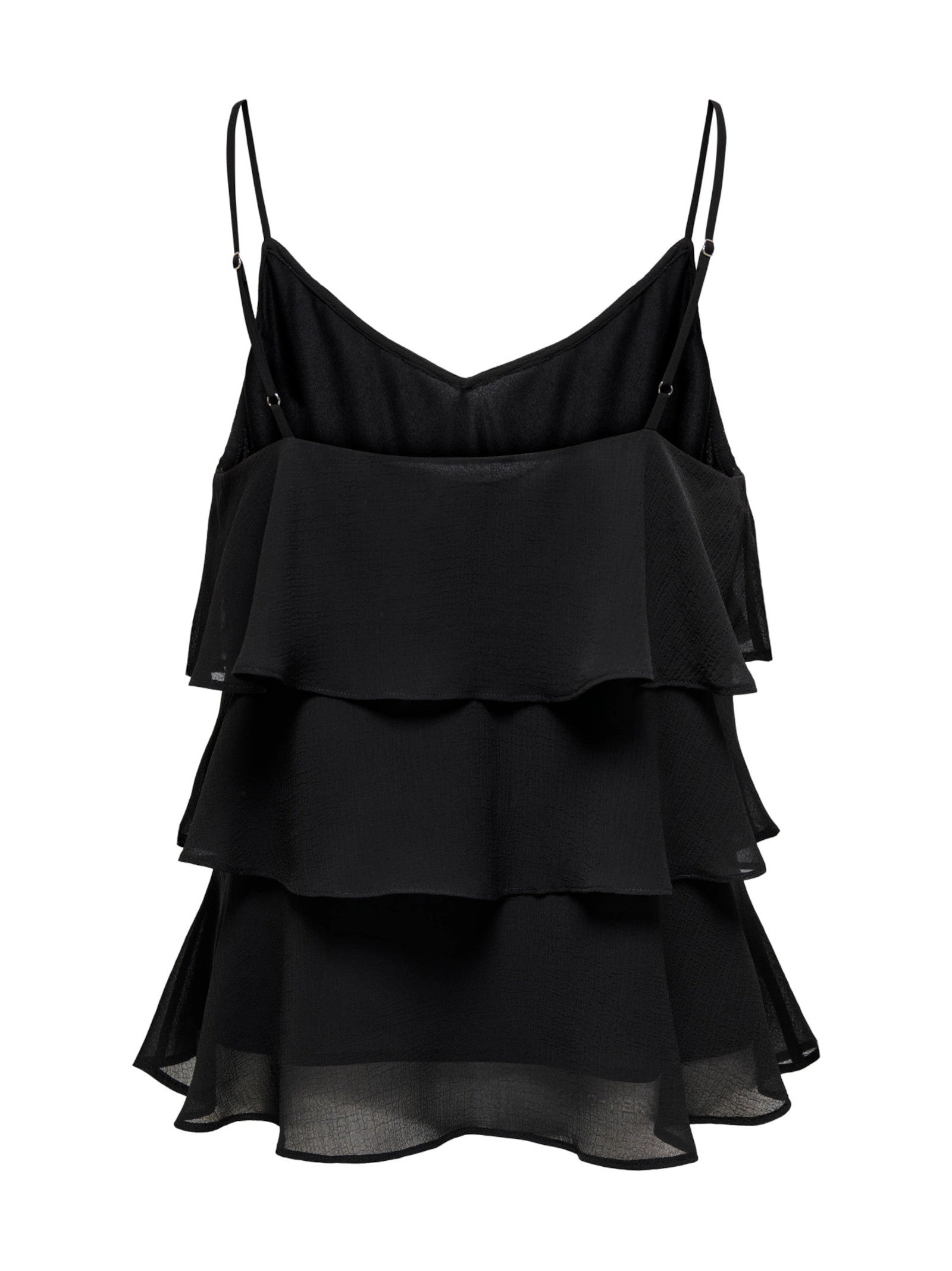 Top Only Nero Linn volant 15351364 /Black ONLY 
