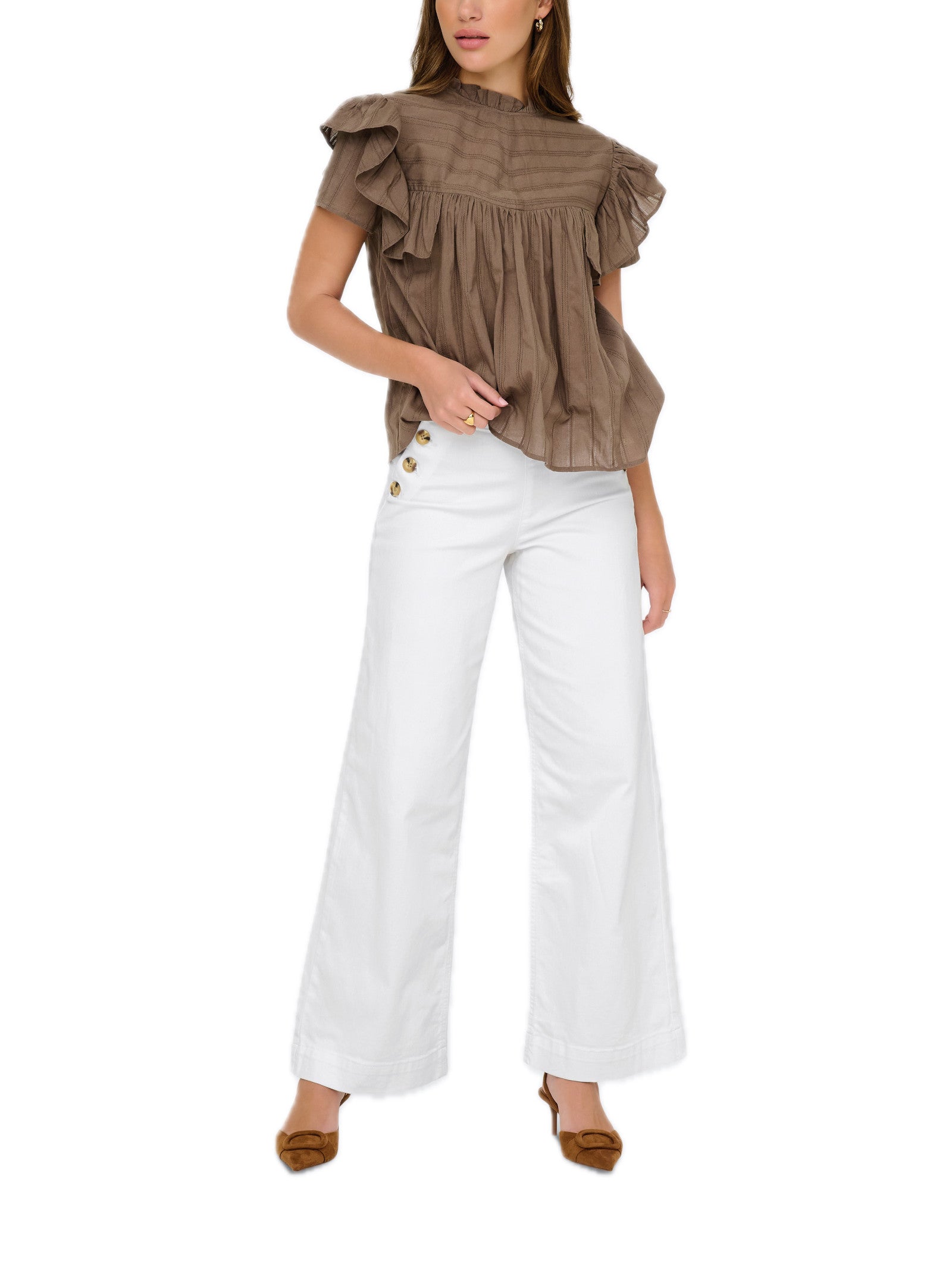 Jeans Only Madison Bianco wide fit 15351972 /White Denim ONLY 