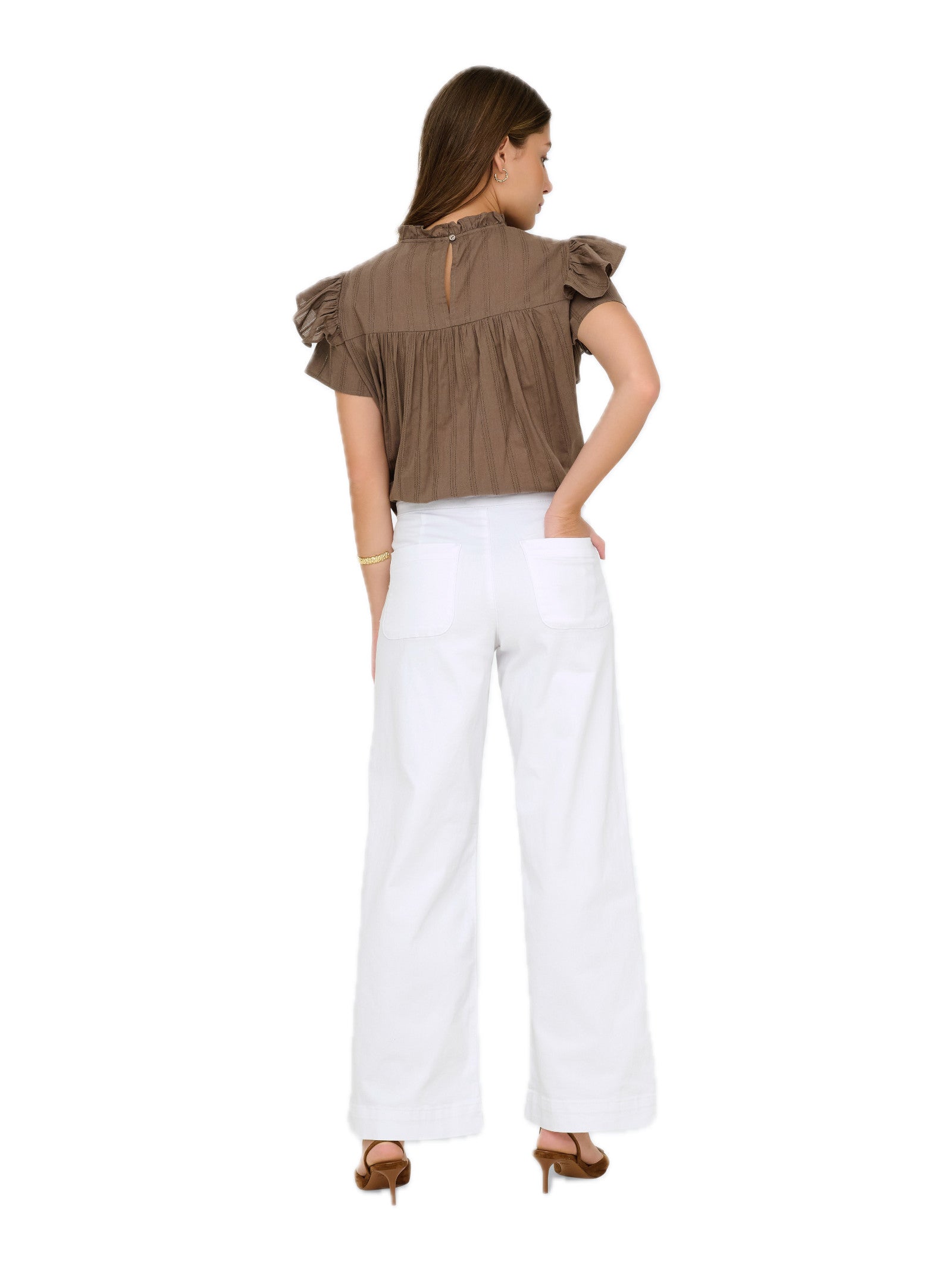 Jeans Only Madison Bianco wide fit 15351972 /White Denim ONLY 