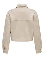 Giacca Only Belicia Beige scamosciata 15362889 /Pumice Stone ONLY 