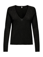Maglia Only Hannah Nero scollo a V 15363029 /Black ONLY 