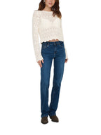 Maglia Only Elke Bianco cropped 15363049 /Birch ONLY 