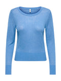 Maglia Only Vienna Azzurro girocollo 15363102 /Riviera ONLY 