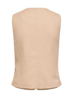 Gilet Only Goa Beige misto lino 15363724 /Oxford Tan ONLY 