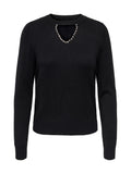 Maglia Only Venice Nero con strass 15364652 /Black ONLY 