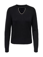 Maglia Only Venice Nero con strass 15364652 /Black ONLY 