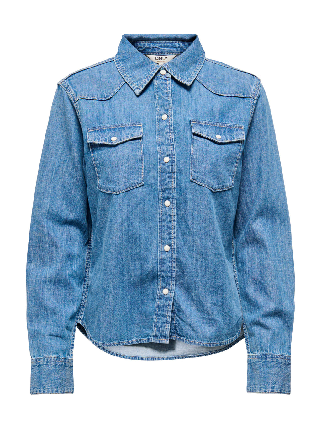Camicia Only Charlize in denim Slim fit 15364777 /Medium Blue Denim ONLY 