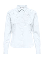 Camicia Only Aida Bianca con strass 15366704 /Bright White ONLY 