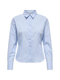 Camicia Only Aida Celeste con strass 15366704 /Brunnera Blue ONLY 