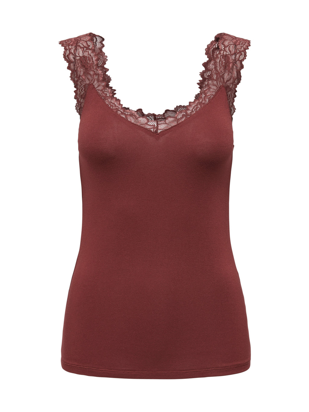 Top Only Bordeaux Free con pizzo 15367470 /Sable ONLY 