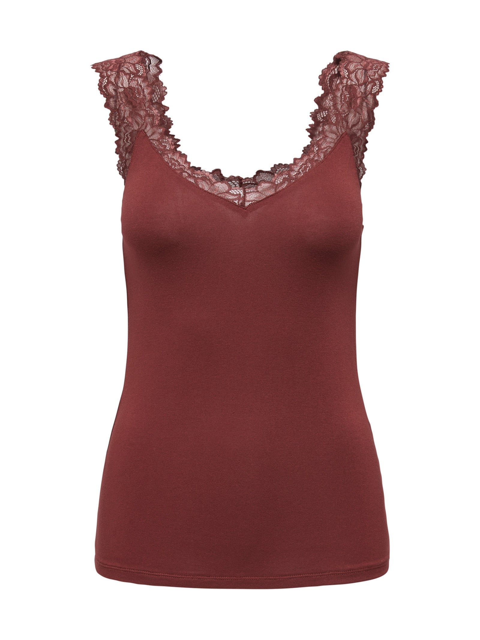 Top Only Bordeaux Free con pizzo 15367470 /Sable ONLY 