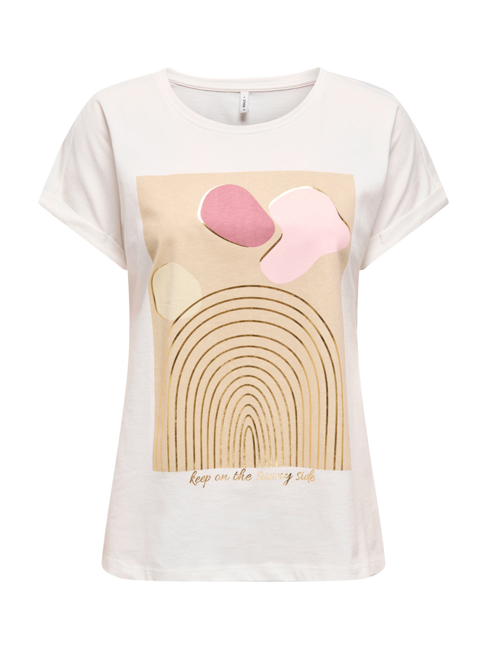 T-shirt Only Feluca Bianco con stampa 15367627 /Cloud Dancer ONLY 