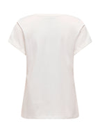 T-shirt Only Feluca Bianco con stampa 15367627 /Cloud Dancer ONLY 