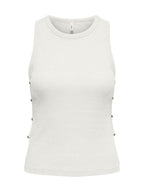 Top Only Argento Carla Slim 15367981 /Silver Cloud Dancer ONLY 