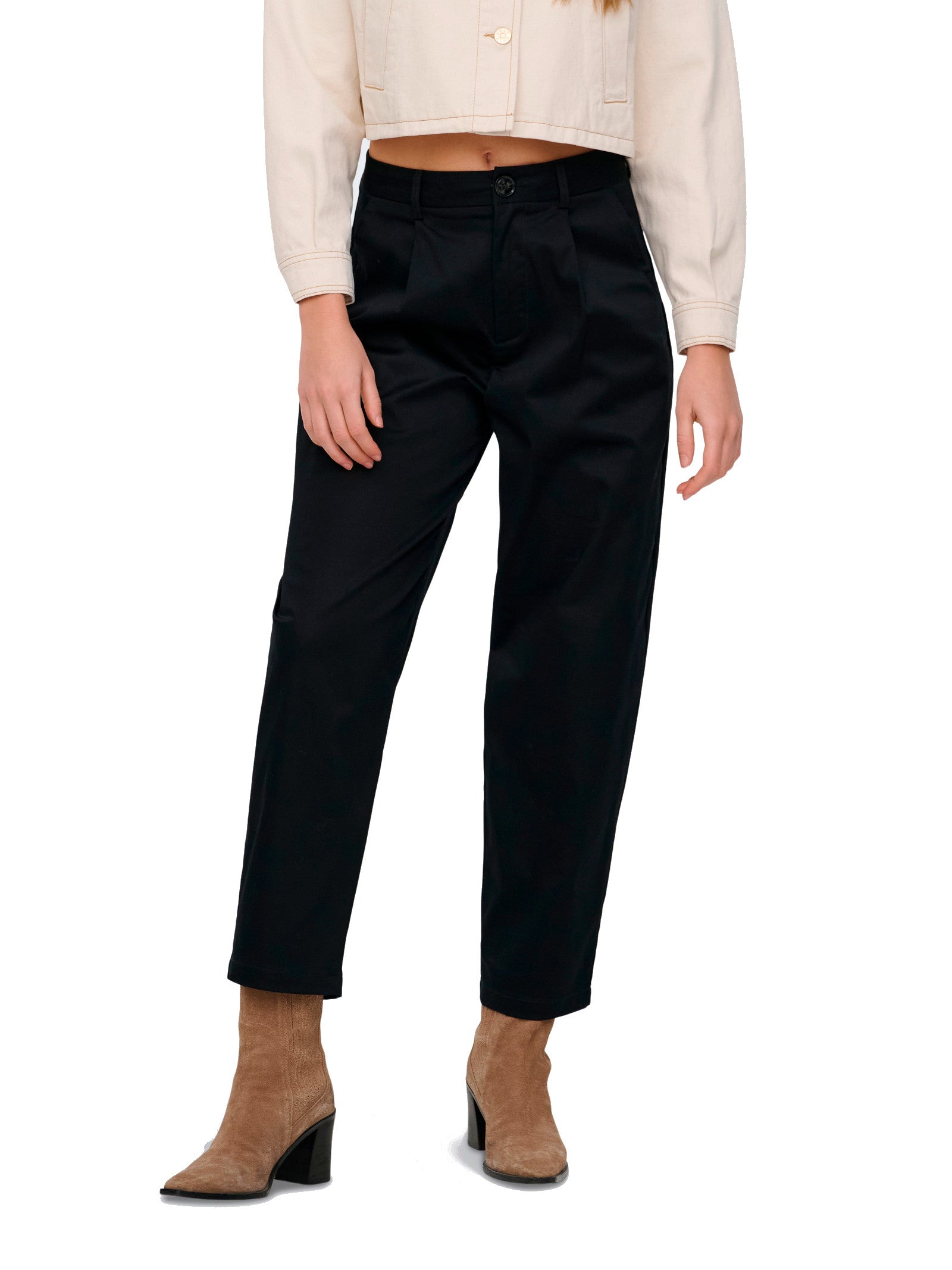 Pantalone Only Nero Casil Barrel 15368213 /Black ONLY 