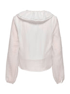 Blusa Only Bianco Teagan volant 15368624 /Cloud Dancer ONLY 